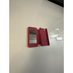 MAGNIFIQUE ETUI RABAT ROSE AVEC MIROIR IPHONE 5 / 5S / SE